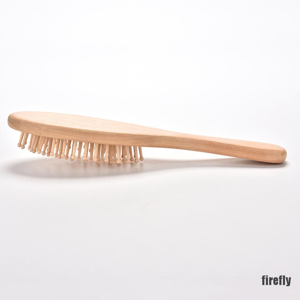 (Hàng Mới Về) Lược Gỗ Mát Xa Da Đầu Cải Thiện Da Đầu