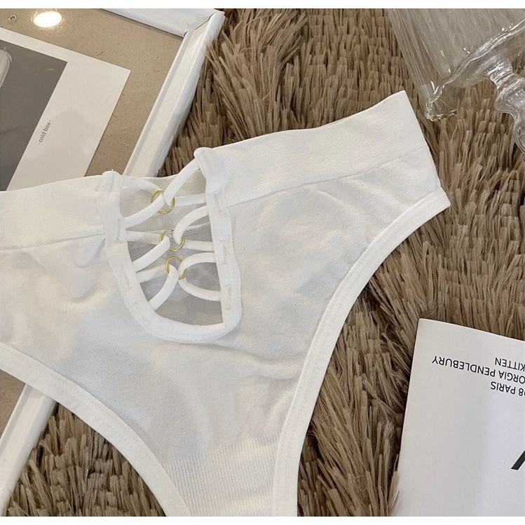 Quần lọt khe cotton cao cấp dây đan cách điệu B2-12