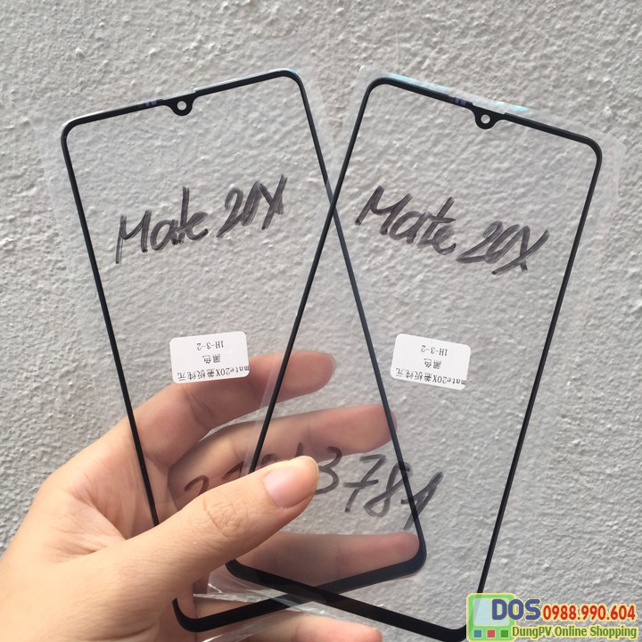 Ép kính huawei mate 20x chính hãng, mặt kính trước điện thoại huawei mate 20 x