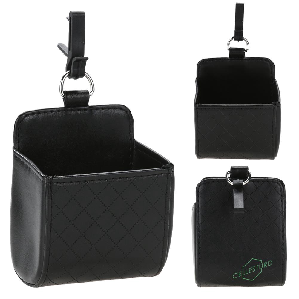 Hộp đựng vật dụng để điện thoại trên xe hơi bằng da PU | BigBuy360 - bigbuy360.vn