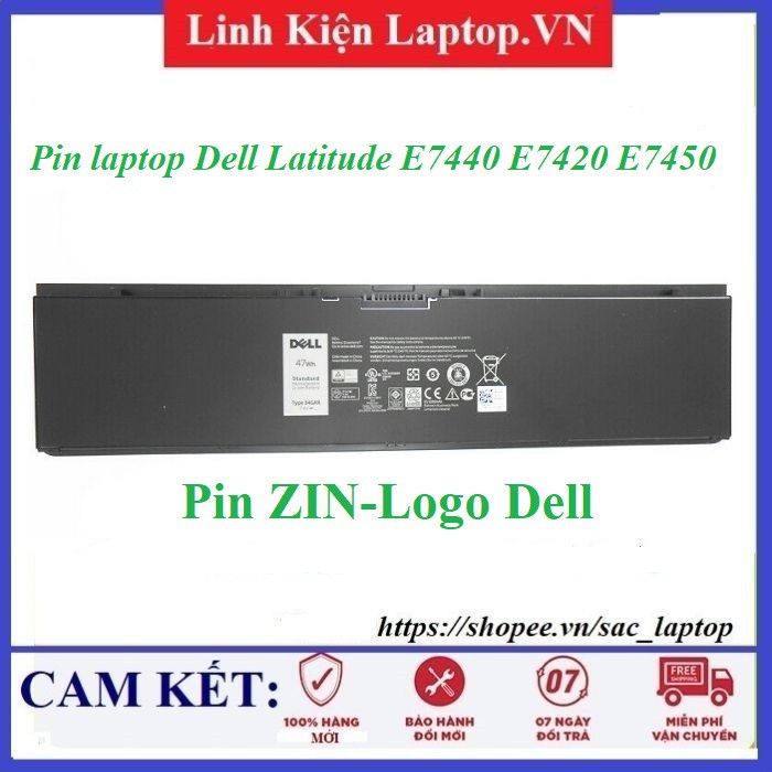 ⚡️Pin laptop Dell Latitude E7440 E7420 E7450 Type 34GKR 3RNFD PFXCR