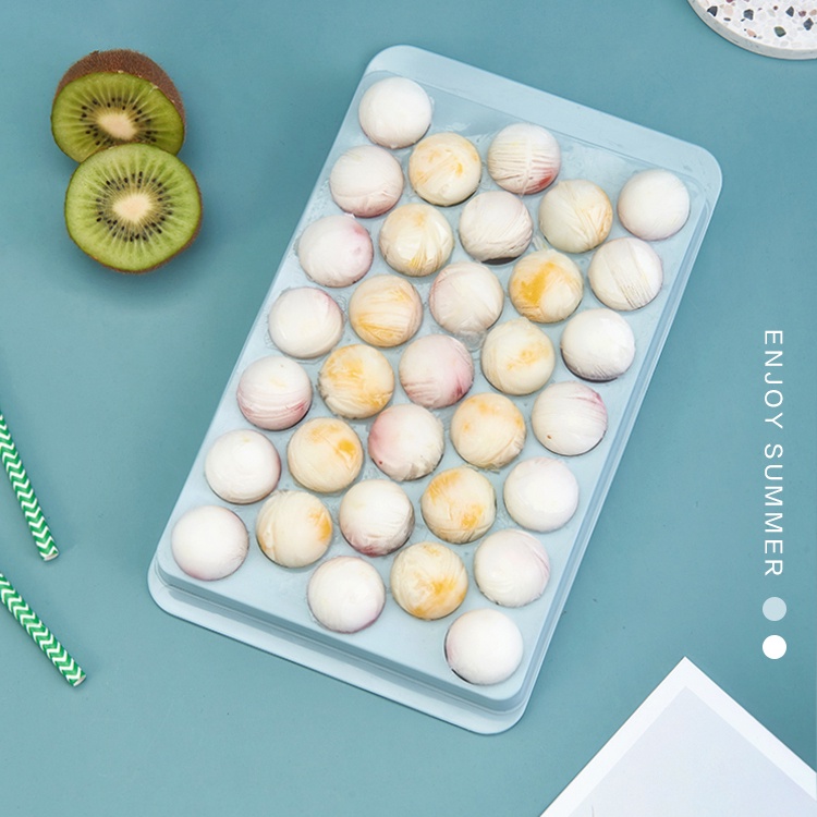 Khay làm đá viên tròn, khuôn làm đá thông minh tủ lạnh 50 viên -GD263 | BigBuy360 - bigbuy360.vn