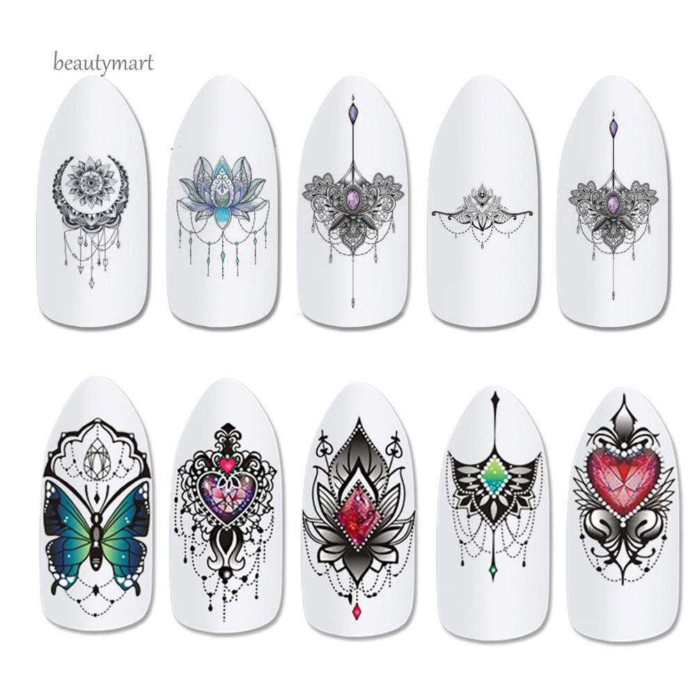 Miếng dán sticker trang trí móng tay hình bướm