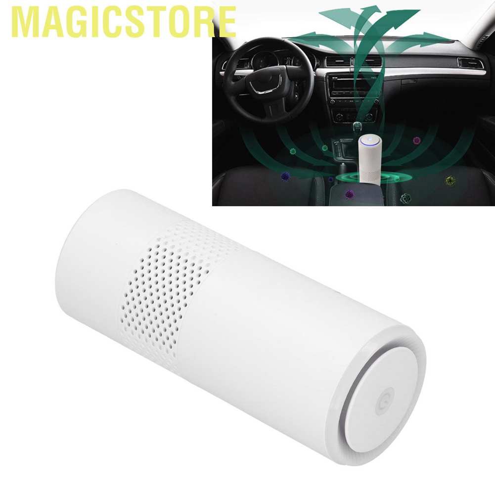 Magicstore Air Purifier Portable Car USB Powered Desktop Negative Ion Cleaner for Home Office