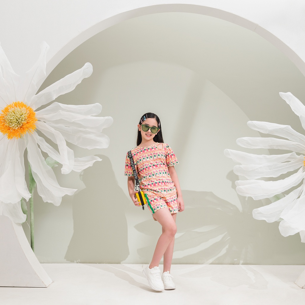 Bộ quần áo JOOKYLI bé gái họa tiết 94G0950