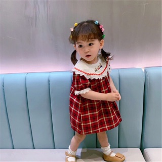 Váy baby kẻ cho bé siêu dễ thương