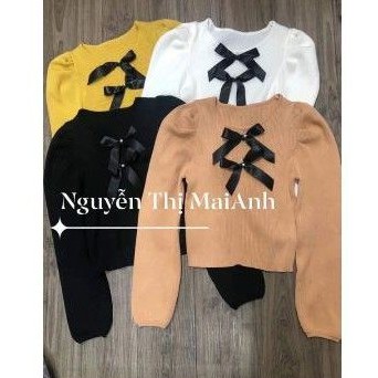 Áo Thun Gân Nơ Ngưc