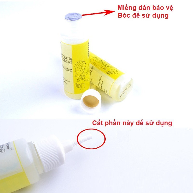 Bình dầu tra bảo vệ phụ tùng xe đạp dung tích 50ml - Lọ dầu tra xích xe đạp