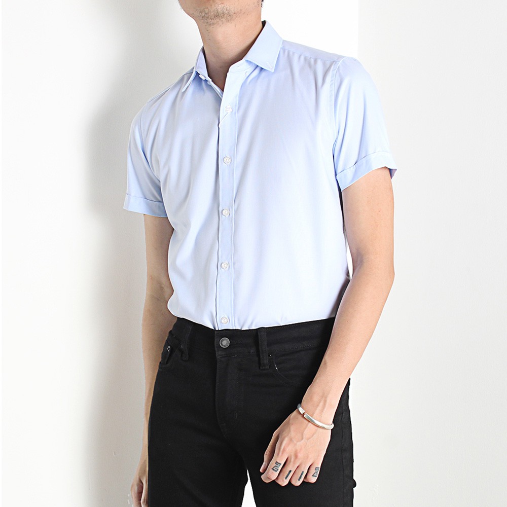 Áo Sơmi tay ngắn Slimfit - chất lụa siêu mượt vải siêu nhẹ, siêu mềm mịn ! | BigBuy360 - bigbuy360.vn