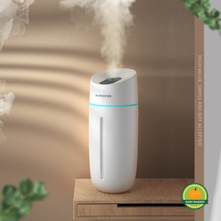 Máy tạo độ ẩm không khí, phun sương HUMIDIFIER, cổng cắm USB, Tặng kèm 3 lọ tinh dầu, Bảo Hành 6 Tháng Chính Hãng