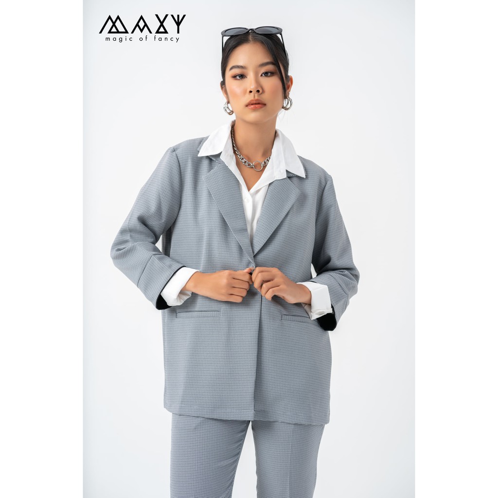 ÁO - CHECK BLAZER - Áo blazer kiểu Hàn