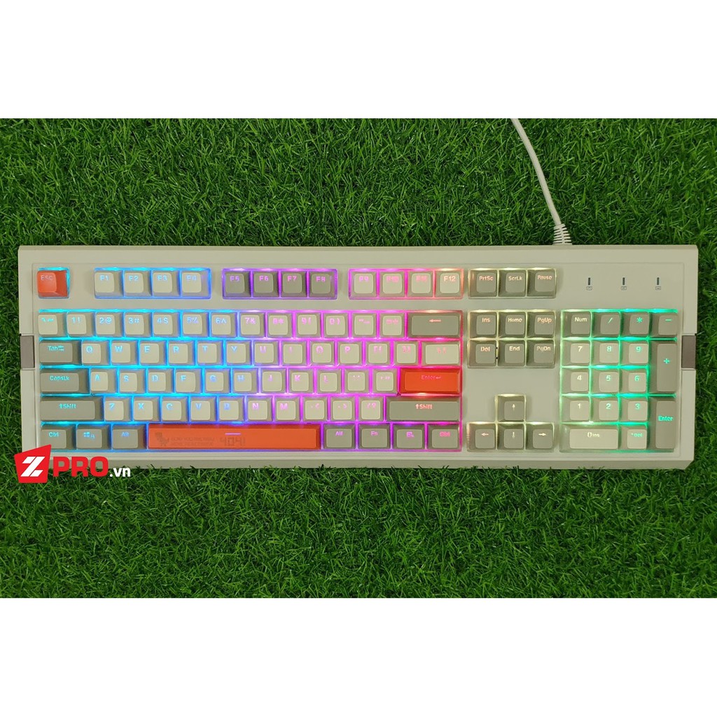 [Mã SKAMA06 giảm 8% đơn 250k]Bàn phím cơ Ajazz AK510 Retro RGB