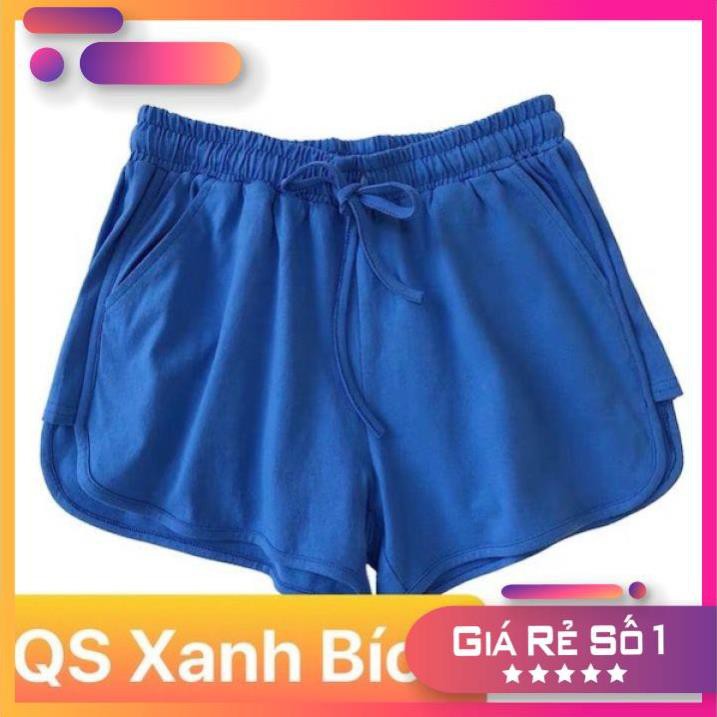 XẢ Quần short, quần đùi nữ vải thun da cá cạp cao dây rút, freesize 40-57kg rất đẹp và thoải mái | BigBuy360 - bigbuy360.vn