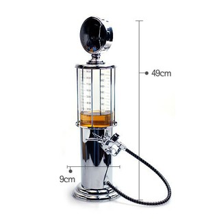 BÌNH RÓT RƯỢU CÂY XĂNG INOX 1 LÍT[SIÊU PHẨM][DEN NHAY TRANG TRI]