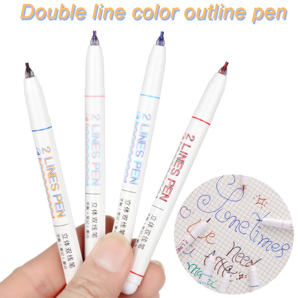 Set 6 Bút Đánh Dấu Hai Đầu DIY