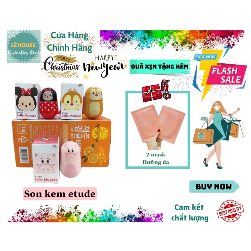 Son Tint Etude House Disney Tsum Tsum Jelly Mousse Tint