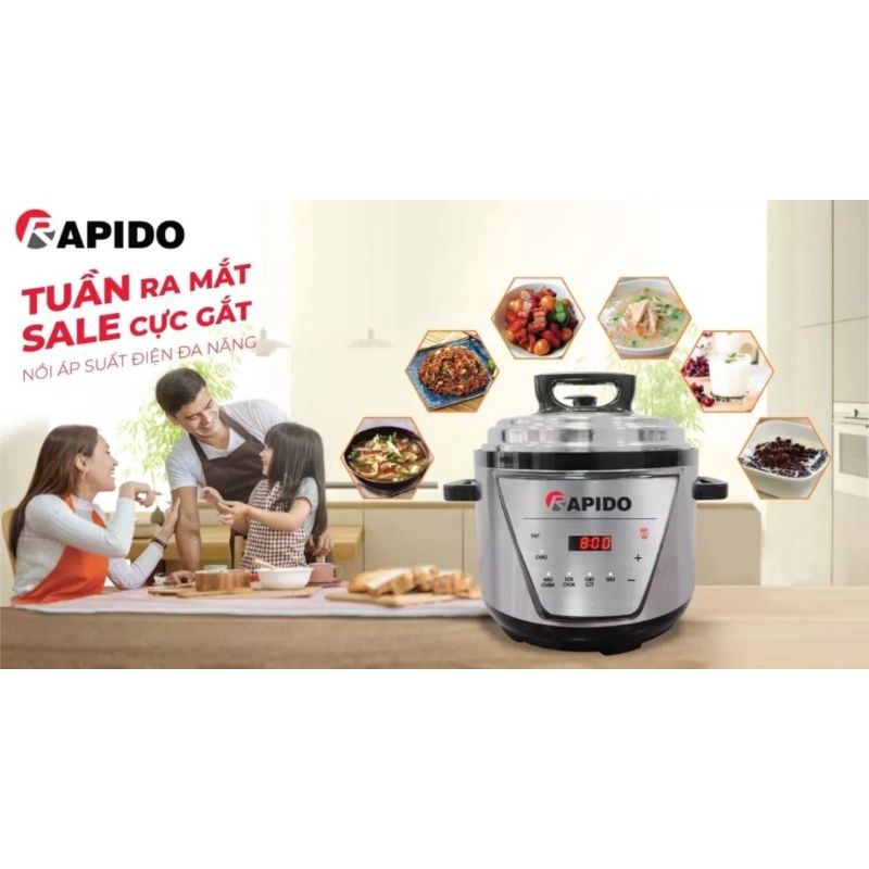 Nồi áp suất của  rapido hàng chính hãng