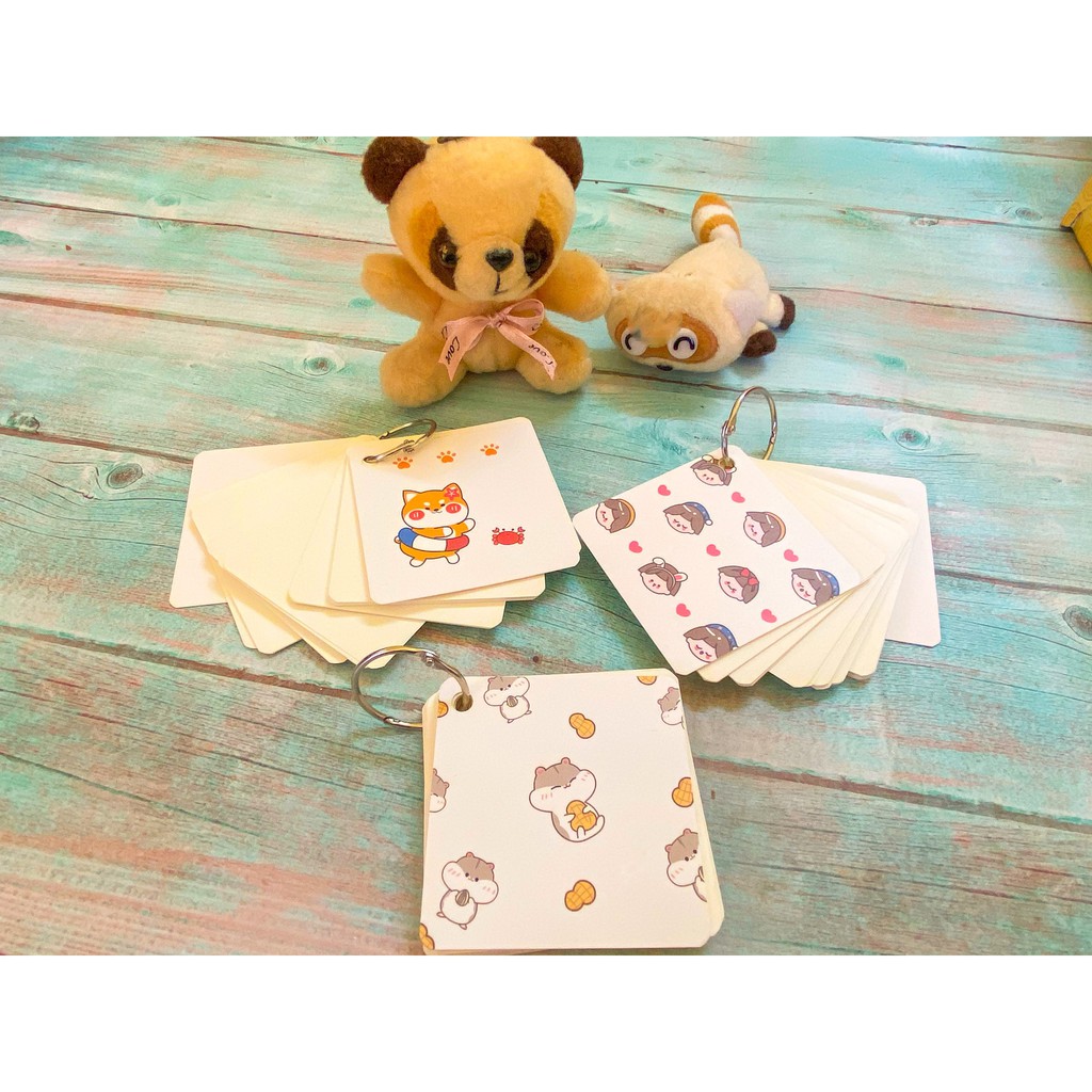 Flashcard học từ vựng cute