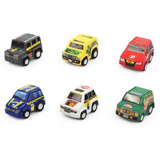 Túi 6 ô tô đồ chơi mini siêu tốc độ cho bé