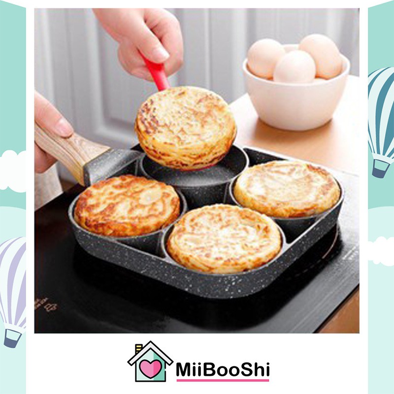 Chảo đá mini chống dính cho bếp từ chảo 4 ô dùng được cho tất cả các loại bếp tiện lợi M71530883142