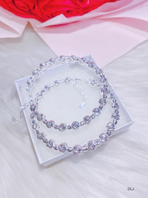 LẮC TAY BI PHAY DÀI 17 CAO CẤP - TRANG SỨC BẠC Ý S925