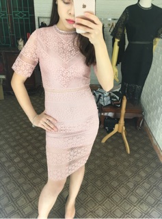 Váy ren body