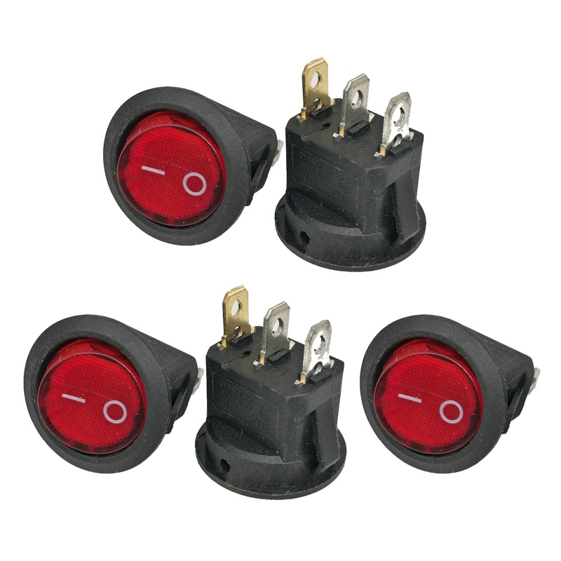 Công Tắc Bật / Tắt Có Đèn Led Cổng USB 12V Cho Xe Hơi / Xe Tải / Tàu Thuyền