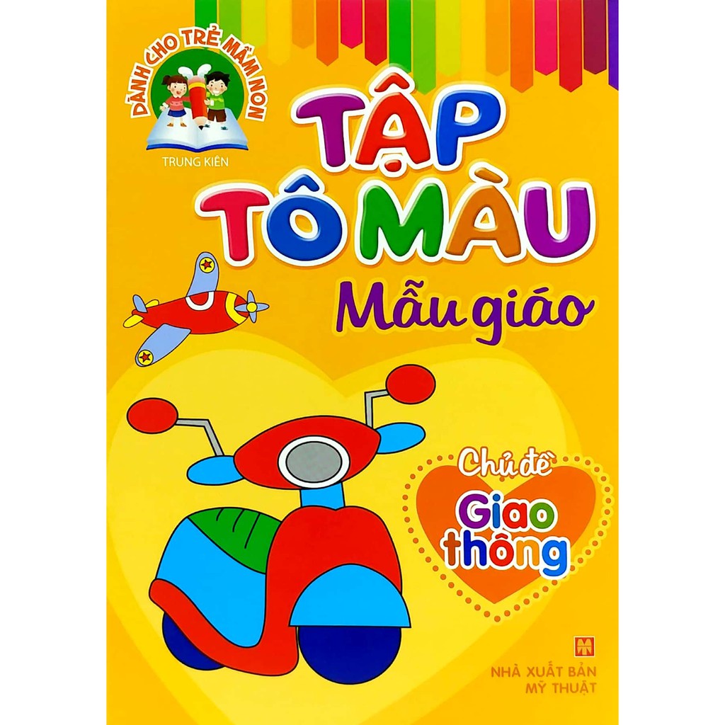 Sách - Tập Tô Màu Mẫu Giáo (Túi 8 Cuốn)