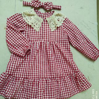 Áo kẻ đỏ baby doll