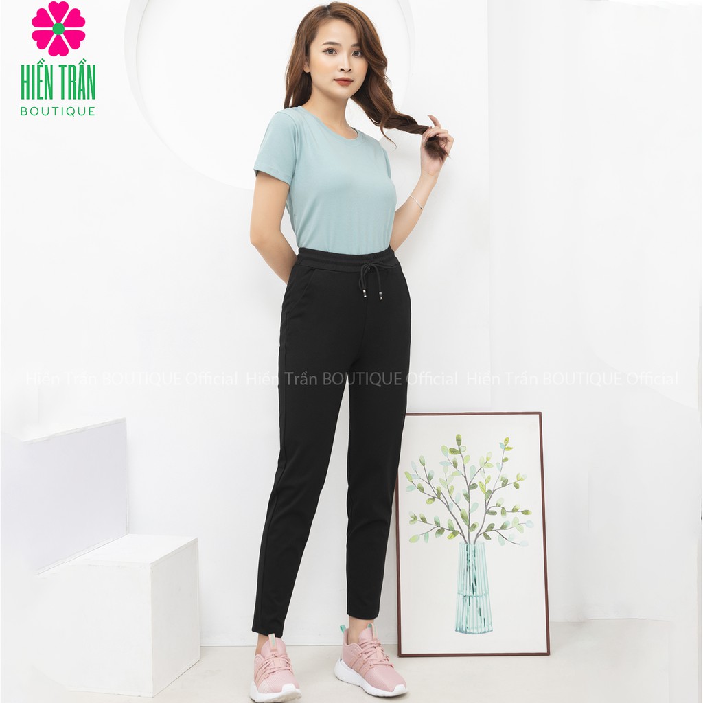 Quần jogger nữ Ruby Fashion dáng baggy, chất mỳ Hàn dày dặn, co giãn tốt | BigBuy360 - bigbuy360.vn