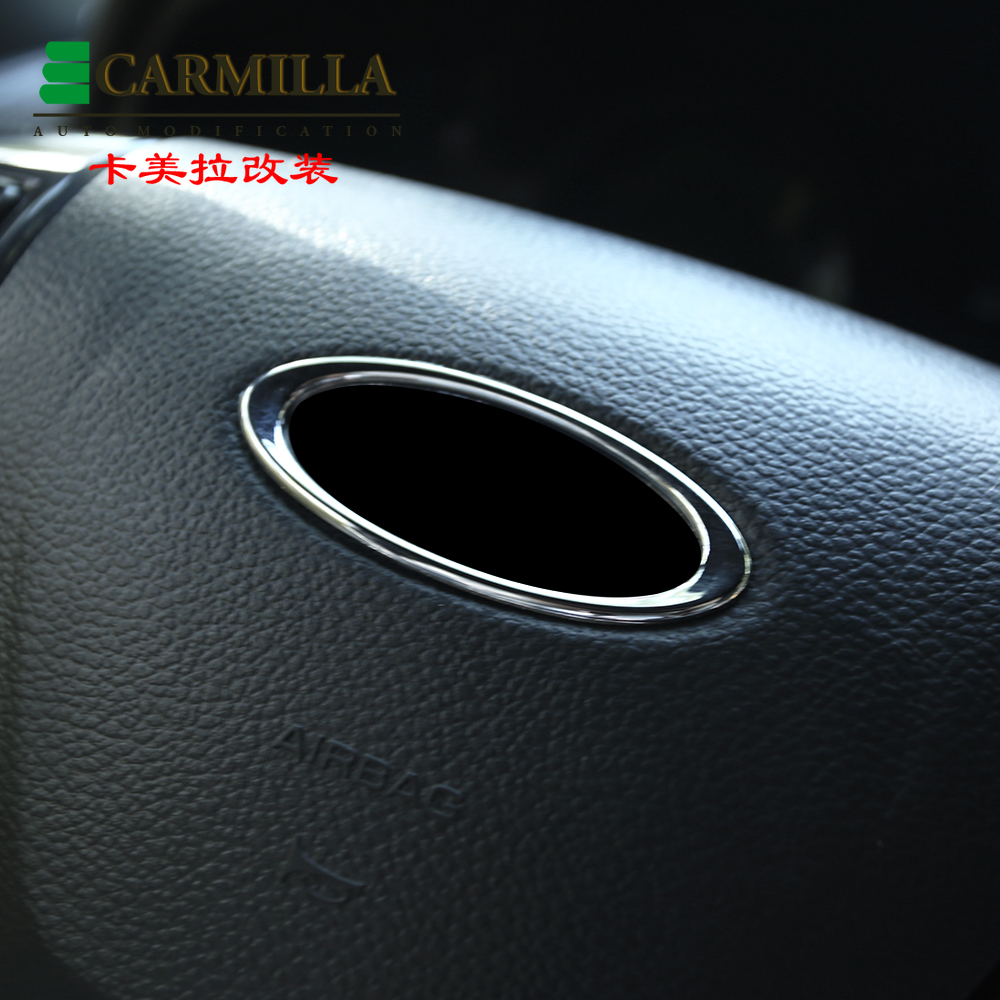 Sticker trang trí vô lăng xe hơi Ford Everest Explorer Ranger 2015 2016 2017