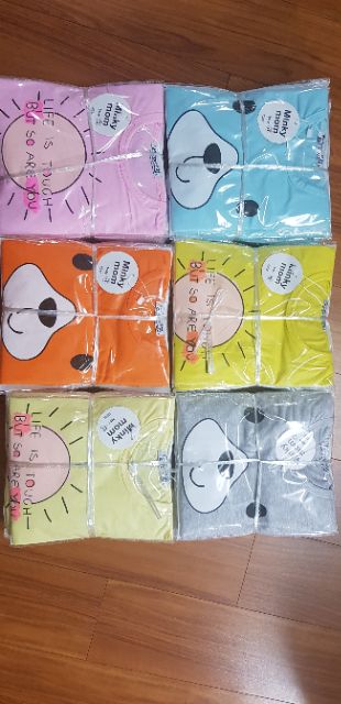 [CAO CẤP] [HÀNG LOẠI 1] Bộ MINKY MOM Cộc Tay Cotton 4 chiều in Hình siêu yêu cho bé trái/gái