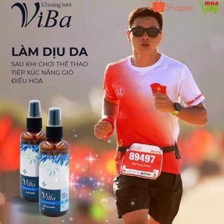 XỊT KHOÁNG TƯƠI NAM giảm dầu bóng cấp ẩm thu nhỏ lỗ chân lông thải độc đẩy mụn khoáng tươi viba