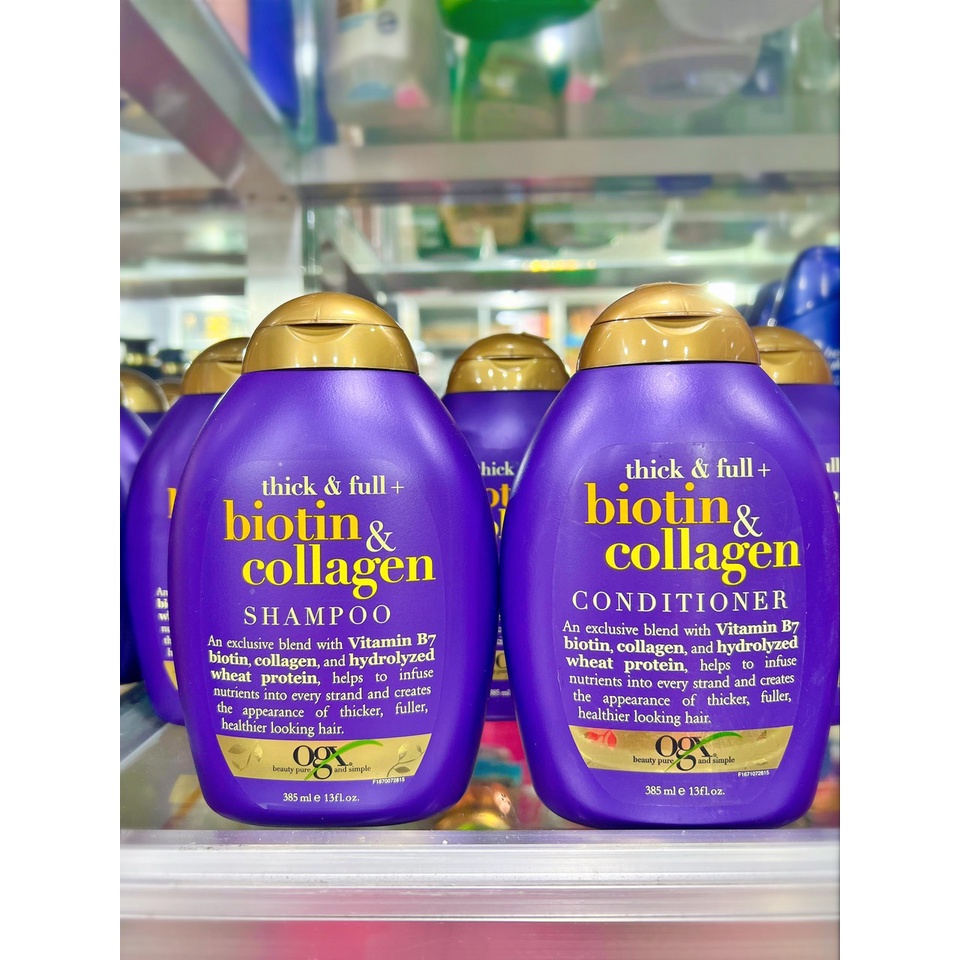 Gội và Xả Biotin & Collagen