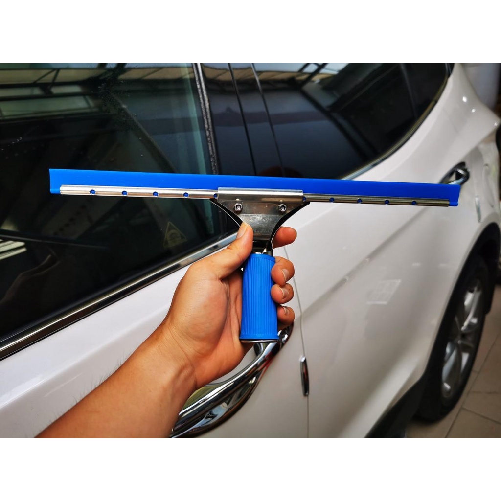 Tay Gạt Kính Inox Lưỡi Silicone Hàng Chuyên Dụng Cao Cấp Gạt Sạch Trong Kính