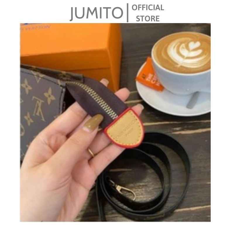 Túi xách nữ 2 in 1 Eo Vì đeo chéo đeo vai dây xích dây da thời trang JUMITO AA2058