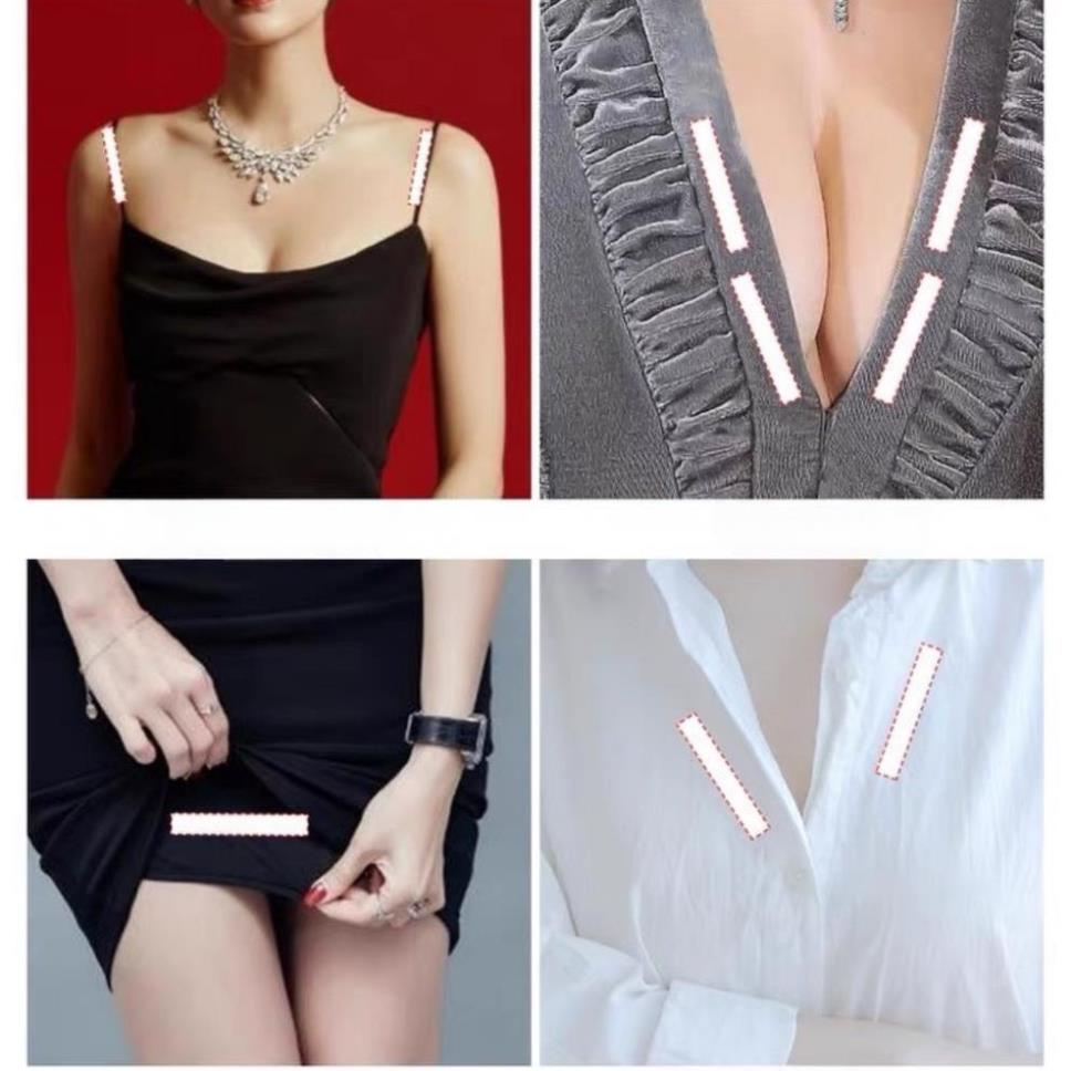 36 Miếng Băng Dính 2 Mặt Chống Lộ Hàng ,Cố Định Quần Áo,Dán Kín Khe Hở Ngực K196