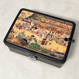 Hộp sắt mạ thiếc đựng đồ có ổ khóa tiện dụng chất lượng cao