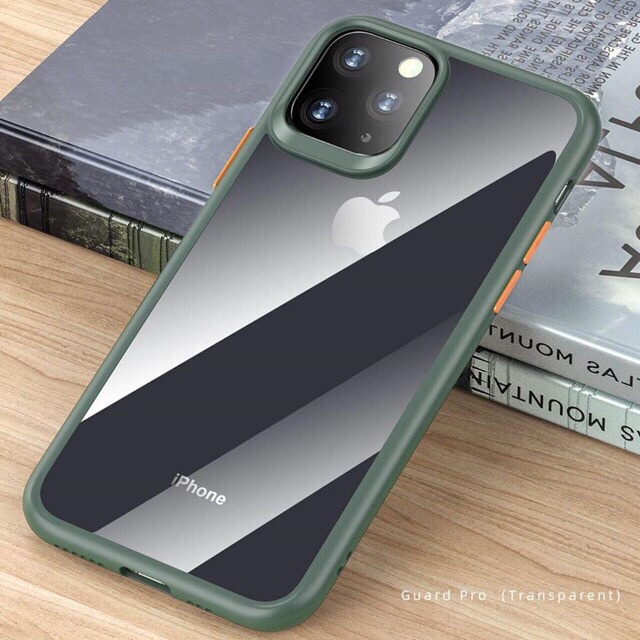 ⚡️CHÍNH HÃNG ROCK SPACE ⚡️ ỐP LƯNG TRONG VIỀN MÀU BẢO VỆ CAMERA CHỐNG SỐC TUYỆT ĐỐI CHO IPHONE 11 / PRO / MAX