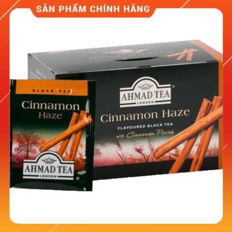 Trà Ahmad vị quế (Cinnamon Haze) (Hộp giấy 40gram - 20 túi lọc có bao thiếc)  - Hàng chính hãng