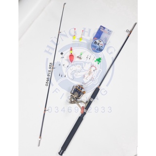 Bộ cần câu 2 khúc đặc shimano 2m7 + máy lc 7000. cần câu shimano 2 khúc bạo lực