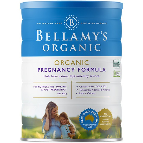 Sữa Bellamy's Organic số 1,2,3,4, MAMA - 900g