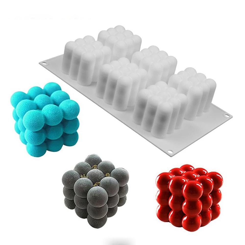 IVORY Khuôn Silicone Làm Bánh Xà Phòng 6 Ngăn Tiện Dụng