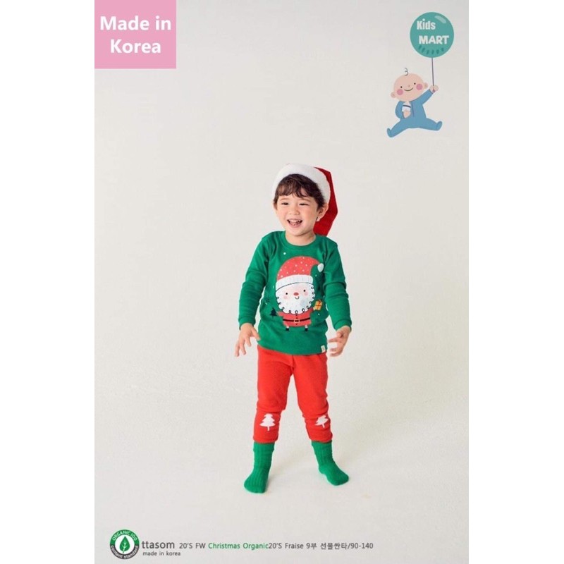 BỘ DÀI COTTON IN HÌNH NOEL CHO BÉ