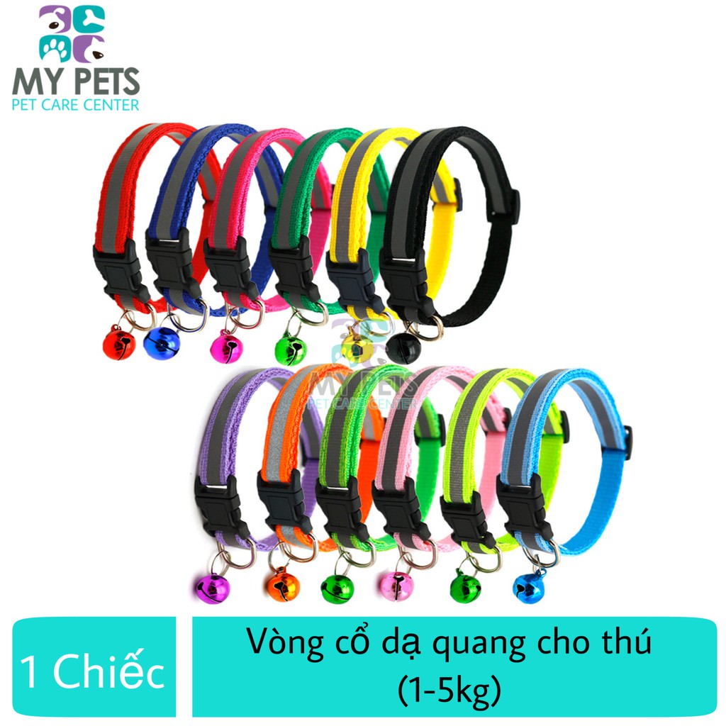 Vòng cổ dạ quang dành cho chó mèo con (Dưới 5kg) - 1 chiếc