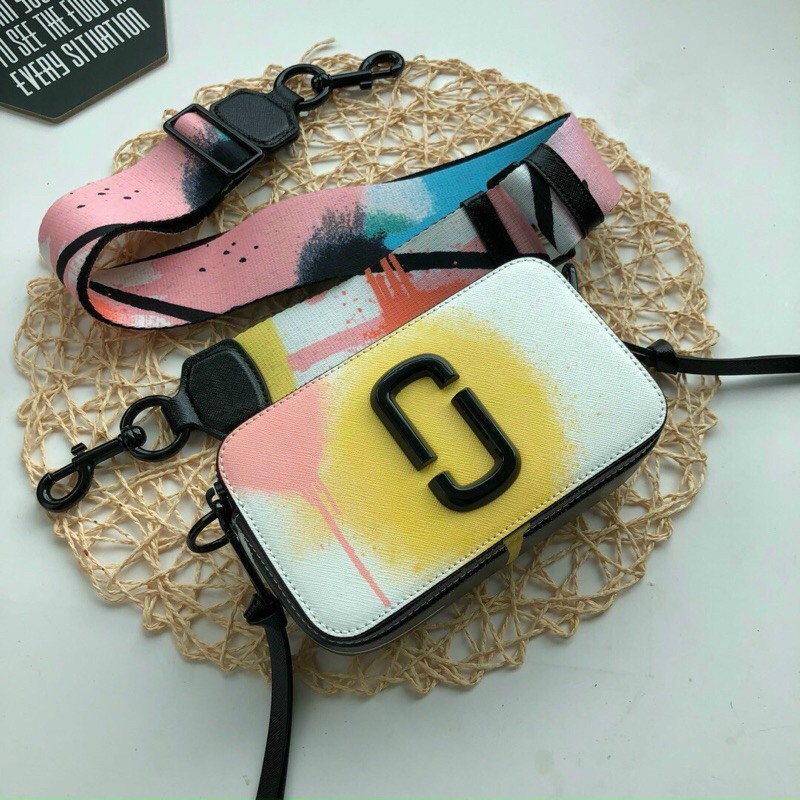 Túi đeo chéo da thật dây bản to