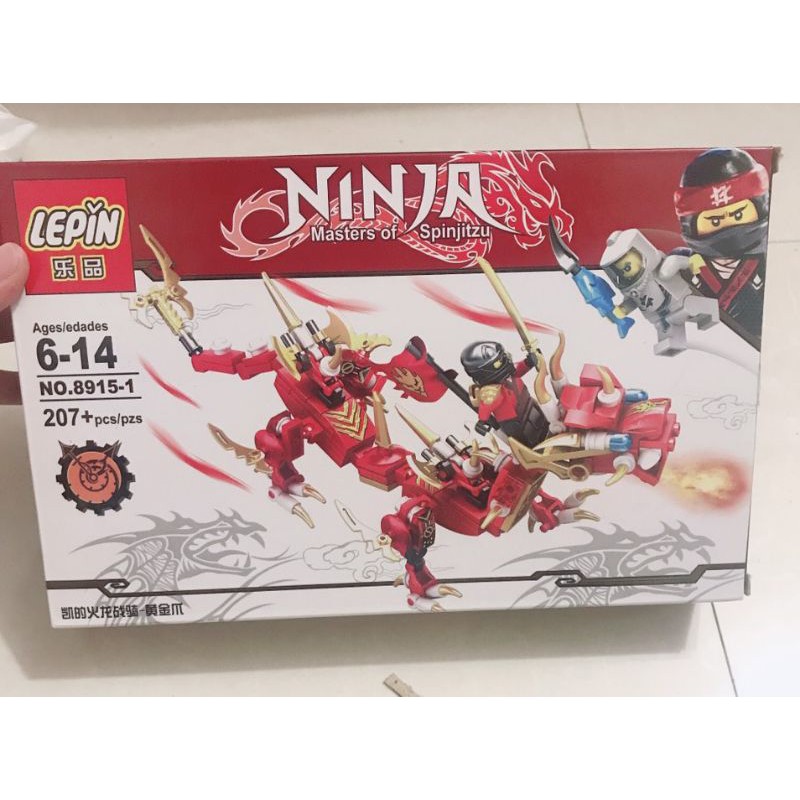 XẾP HÌNH THÔNG MINH NONLEGO NINJA RỒNG CHIẾN