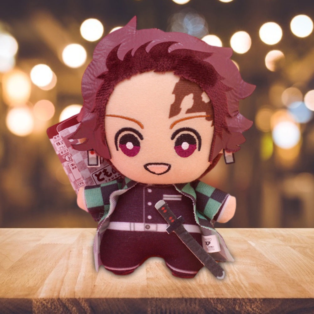 Aaron1 Thú Nhồi Bông Hình Nhân Vật Kimetsu No Yaiba Tanjirou Nezuko 15cm Kyoujurou Giyu