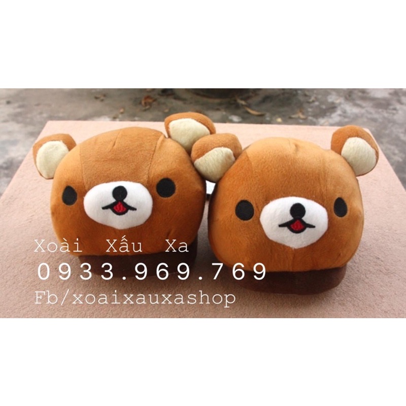 dép con gấu bông gấu Rilakkuma siêu xinh hàng sưu tầm