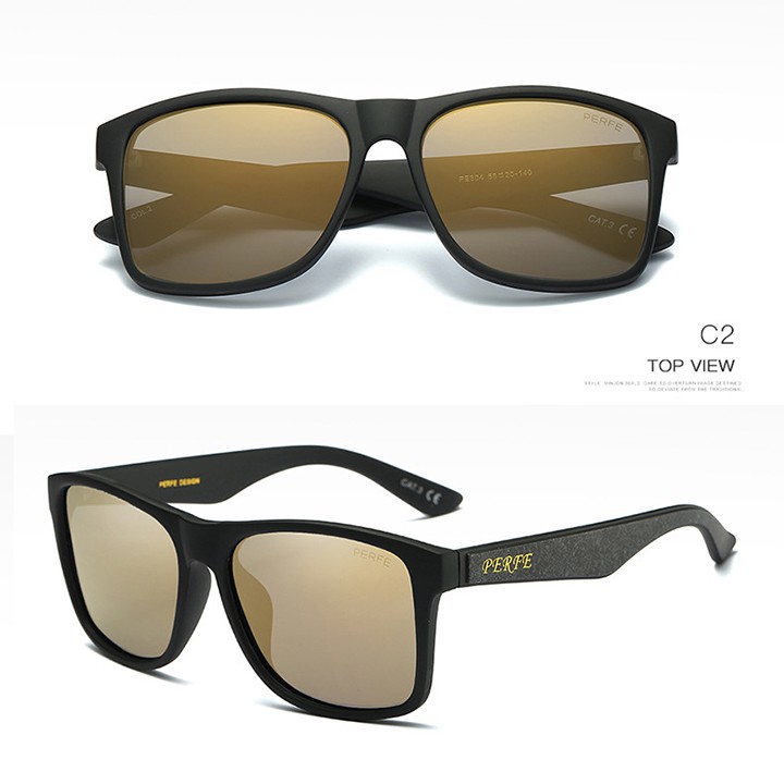 Mắt kính phân cực polarized chống chói, chống tia UV, kính mát nam PERFE - Mã số: MK1905